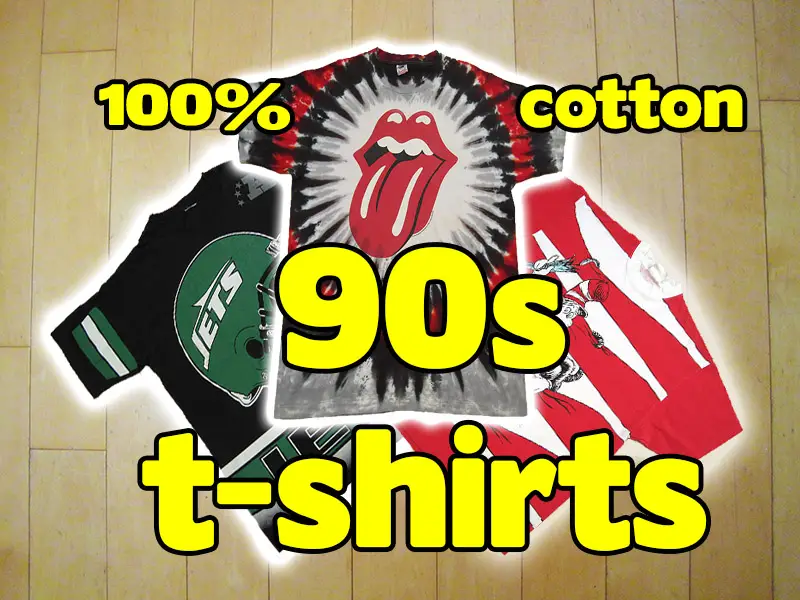 How to tell if a T Shirt is from the 90s - A Guide – Leech Vintage
